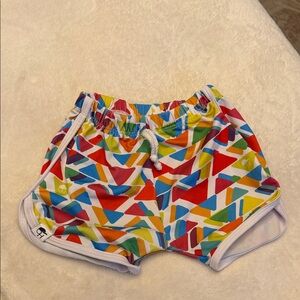 Vibrant Geometric Patterned Shorts